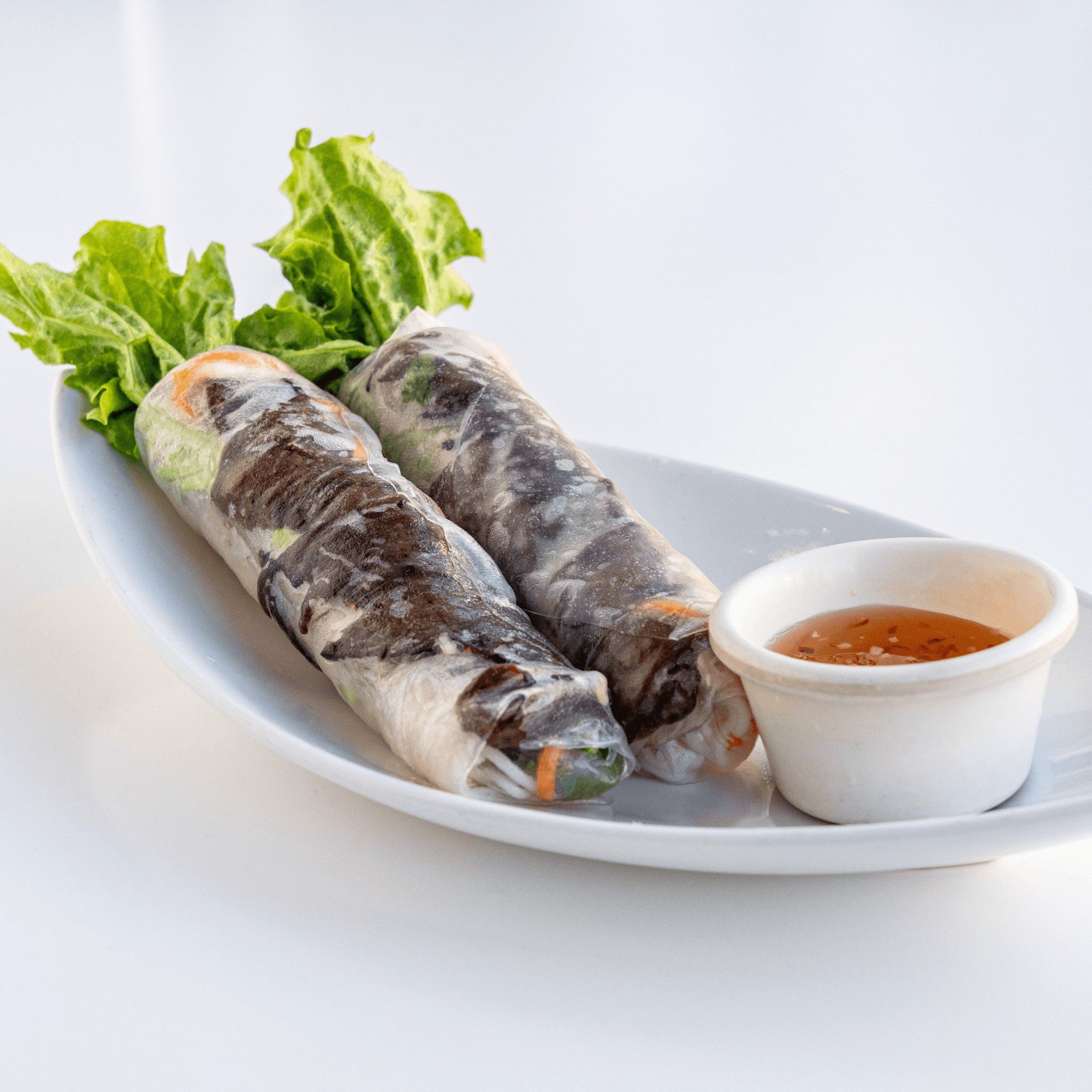 Grilled Meat Garden Rolls.