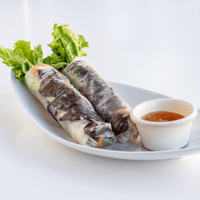 Grilled Meat Garden Rolls.