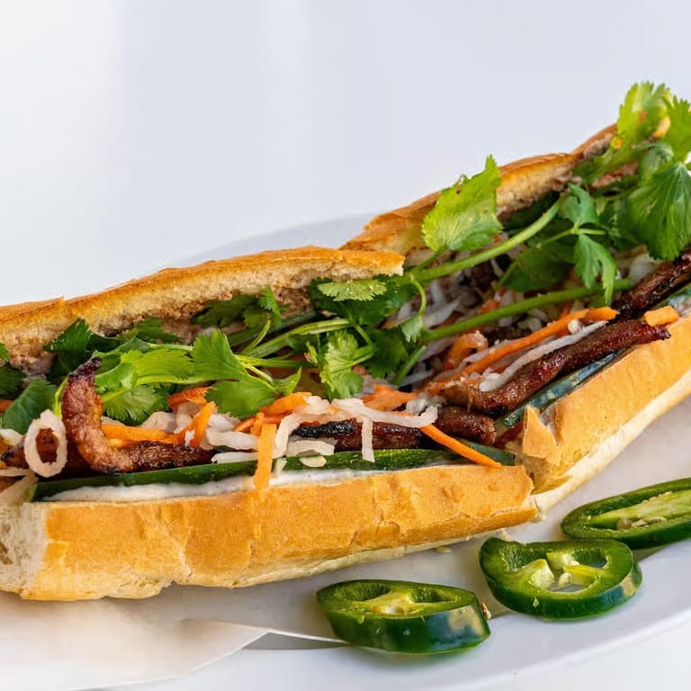 Delicious Banh Mi Sandwiches