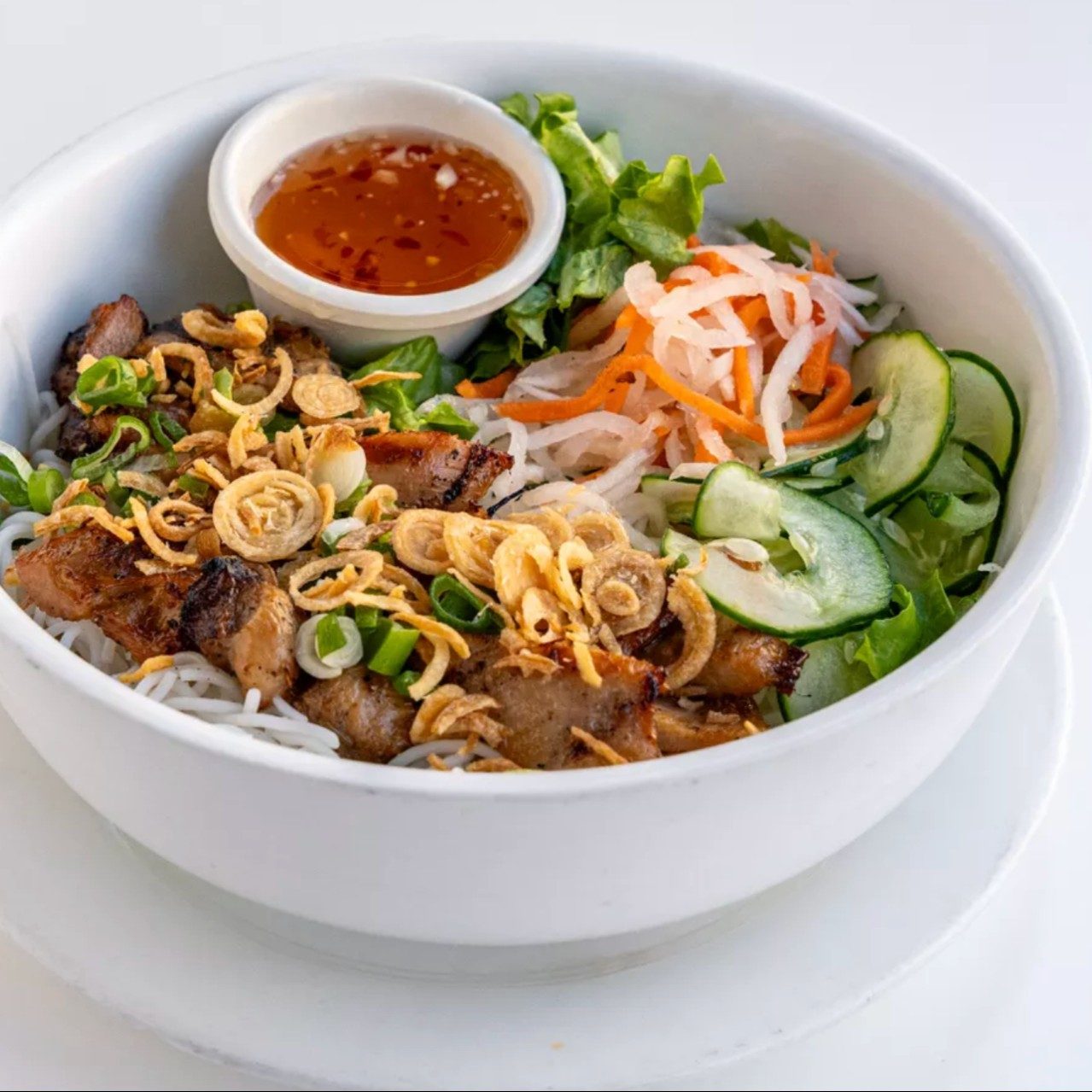 Grilled Meat Vermicelli Bowl.