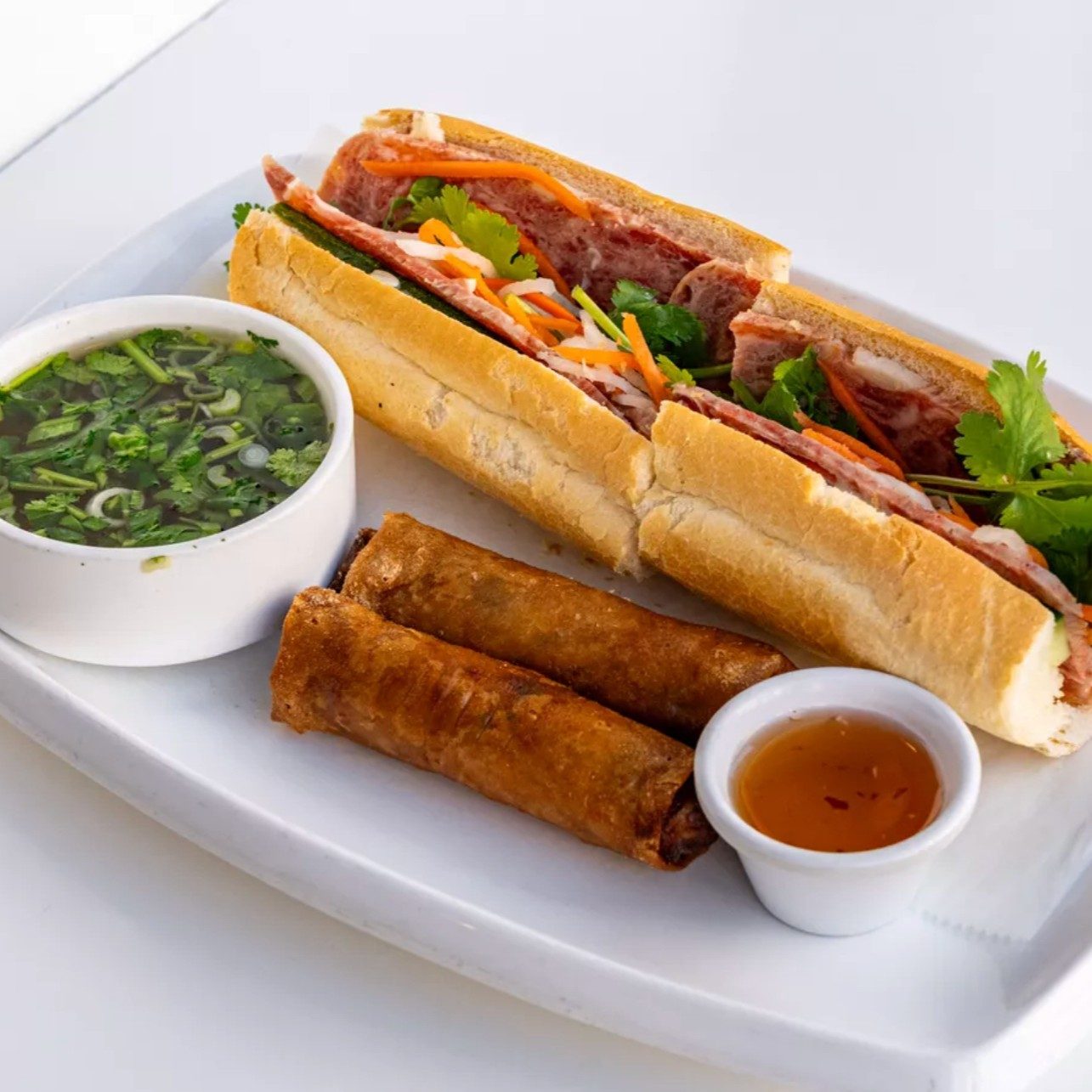 Cold-Cut Ham / Thịt Nguội Sandwich Platter.