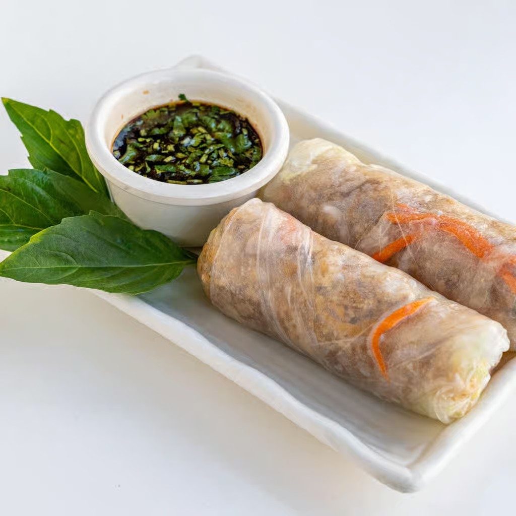 Shredded Tofu Garden Rolls.