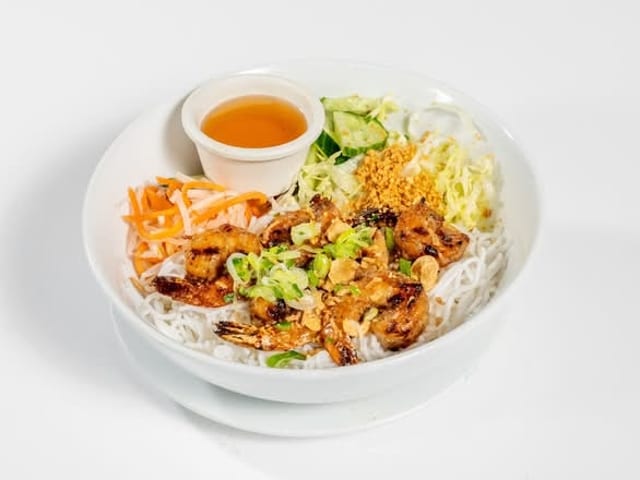 Grilled Shrimp Vermicelli Bowl.